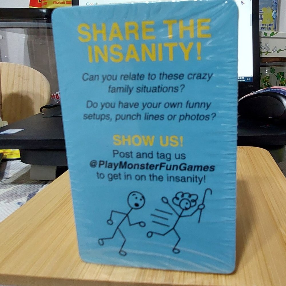 Play Monster Relative Insanity Share The Insanity Card Game